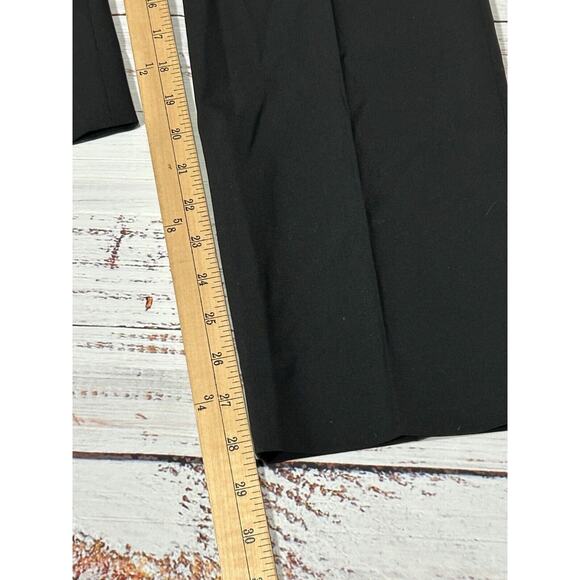 J.Crew Tollegno 1900 Women's Black Favorite Fit Straight Leg Dress Pants Size 6 - Picture 9 of 9